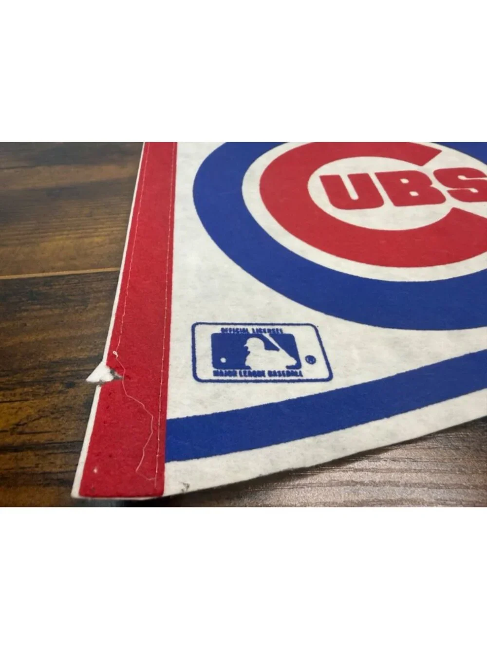 Chicago Cubs MLB Vintage Felt Pennant Logo Sports Memorabilia 30 inches